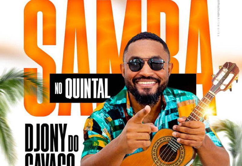 "Samba no Quintal" com Djony de Cavaco, no Espaço Loisiris