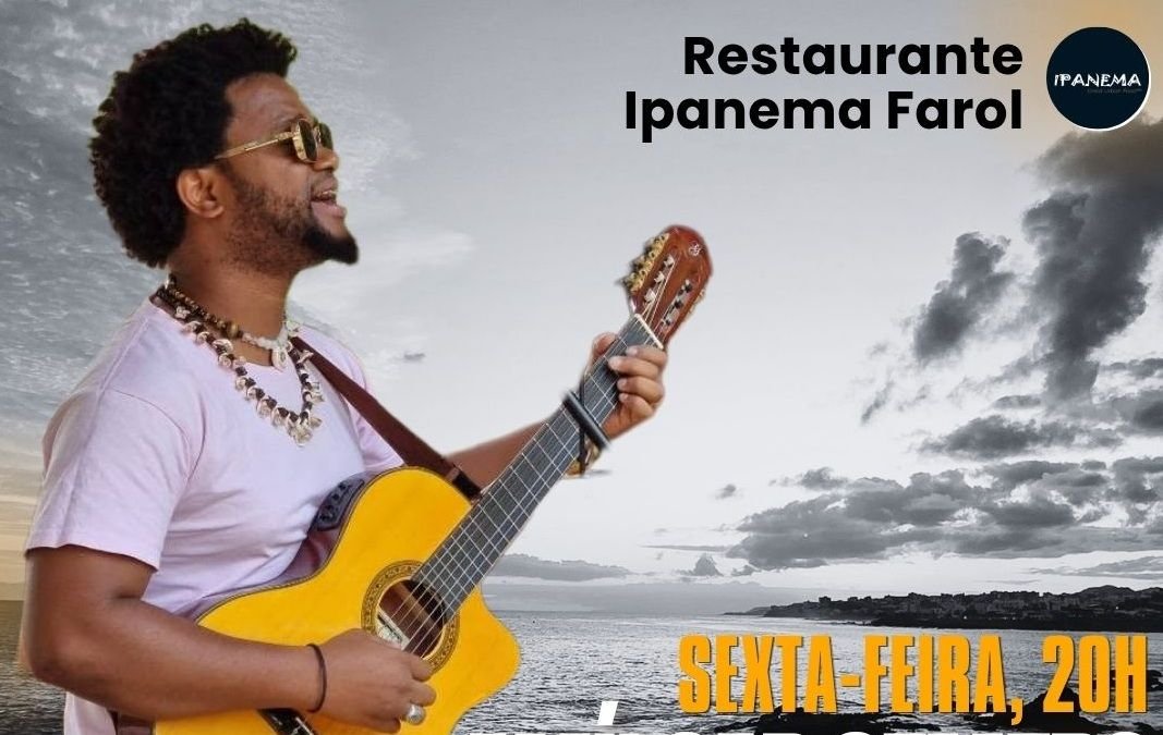 Amílcar Semedo, no Restaurante Ipanema Farol     