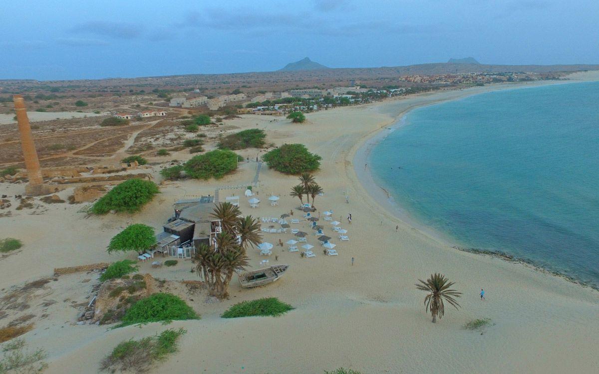 praia de Chaves, na ilha da Boa Vista